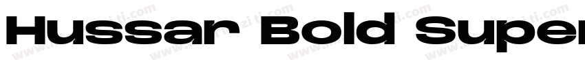 Hussar Bold SuperExt字体转换